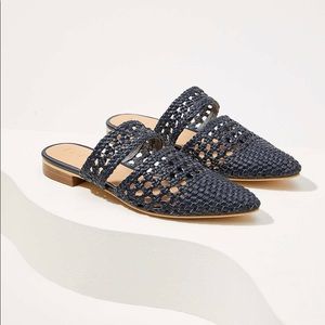 Woven flat Mule